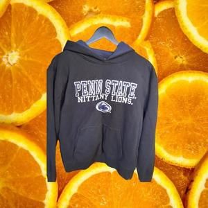 Campus Heritage Penn State‎ Nittany Lions Black Embroidered Hoodie Size M